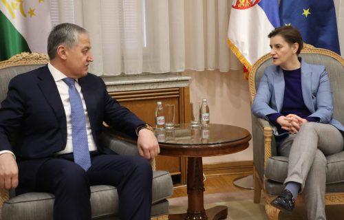 Brnabić: "Radimo na razvijanju odnosa sa Tadžikistanom"