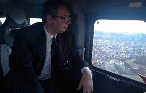 Vučić helikopterom otputovao za Drvar i Mrkonjić Grad (VIDEO)