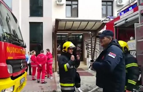 Lokalizovan požar u hotelu na Voždovcu, vatrogasci evakuisali decu!