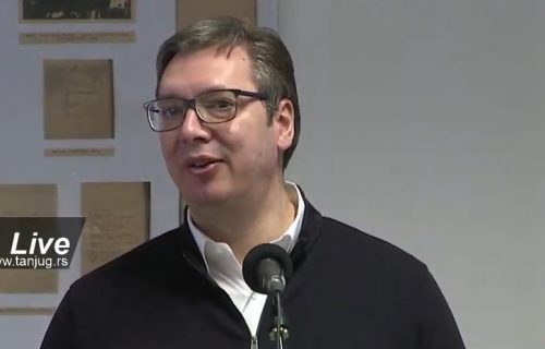 Vučić u Gornjem Milanovcu: Pristupamo ozbiljno svemu što može da ugrozi Srbe i Srbiju (VIDEO)
