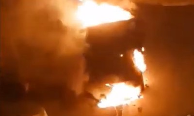 Strašno! Eksplodirao auto u Pančevu: Buktinja ga potpuno uništila (VIDEO)