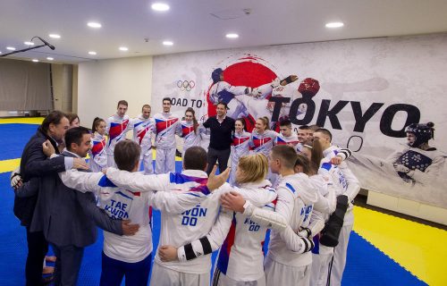 Udovičić posetio tekvondiste: Mi smo tim i imamo isti cilj, da oborimo rekorde, da osvojimo što više medalja