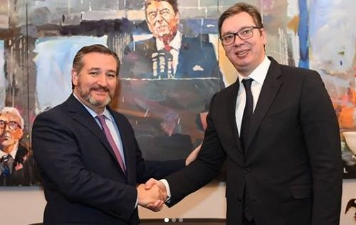 Vučić sa senatorom Kruzom: Saradnja Srbije i SAD ide uzlaznom putanjom (FOTO)