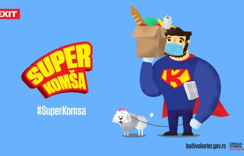 EXIT poziva sve mlade da pomažu starije u akciji "Super Komša"