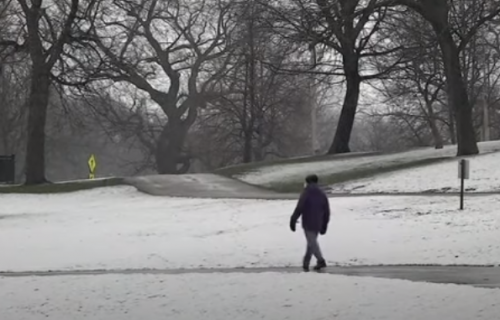 Zabeleo se Čikago u aprilu: Srbi dočekuju prvi Vaskrs pod SNEGOM! (FOTO+VIDEO)