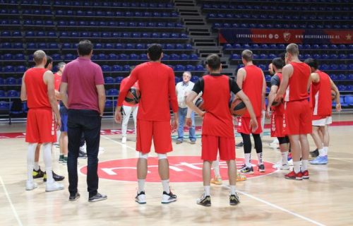 Počele pripreme za nastavak: Zvezda krenula punom parom! (FOTO+VIDEO)