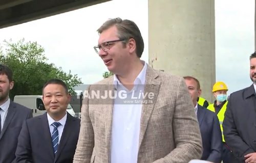 Vučić obišao radove na izgradnji pruge Beograd-Budimpešta i najavio KRUPAN PROJEKAT na jugu (FOTO)