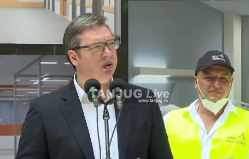 Vučić obišao radove u KCS: Ova bolnica biće dragulj ovog dela Evrope (VIDEO)