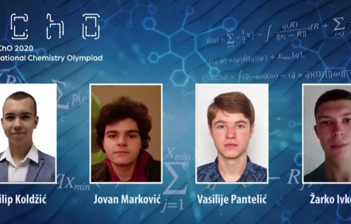 Ponos Srbije! Naši učenici se sa 52. Međunarodne hemijske olimpijade vraćaju sa 4 medalje