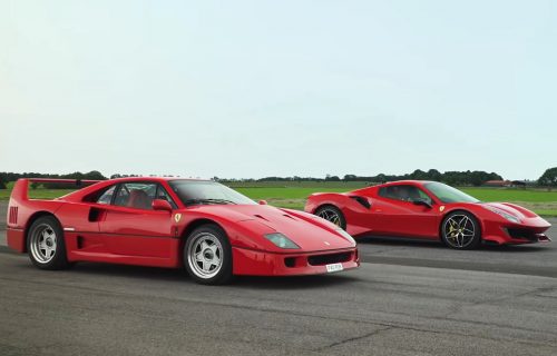 Legendarni F40 izašao na crtu moćnom 488 Pista, pogledajte epilog (VIDEO)