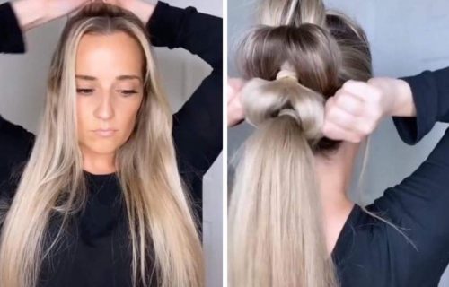 Uzmite nekoliko GUMICA za kosu i pripremite ruke: Nikad lakše do FRIZURE kao iz časopisa (VIDEO)