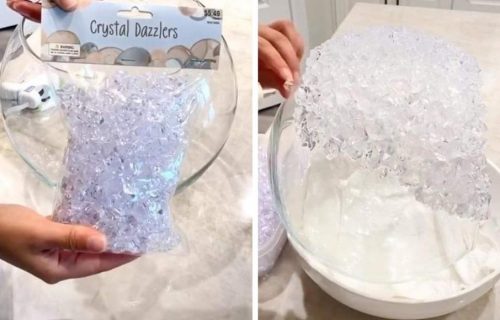 Jedna ČINIJA i kristalne kuglice su dovoljne da napravite "skupoceni" UKRAS za vaš dom (VIDEO)