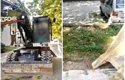 Mladi radnik Beogradskog vodovoda oduševio veštinom upravljanja bagerom, retko ko bi ovo mogao (VIDEO)