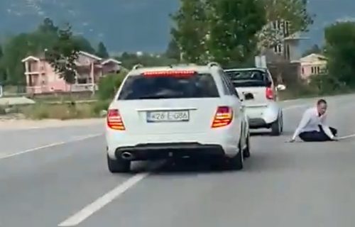 ISPAO iz automobila u koloni: Pogledajte nezgodu na svadbi o kojoj svi pričaju (VIDEO)