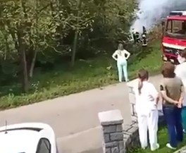 Pogledajte novi UZNEMIRUJUĆI snimak sa mesta pada aviona: Prizor je više nego JEZIV (VIDEO)