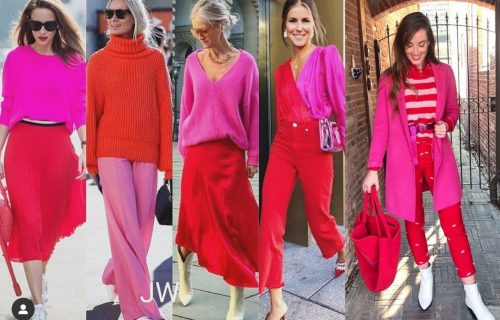 Nekad NEZAMISLIVO, a sad modni POGODAK: Roze i crveno su kombinacija koja će vas oboriti s nogu (FOTO)