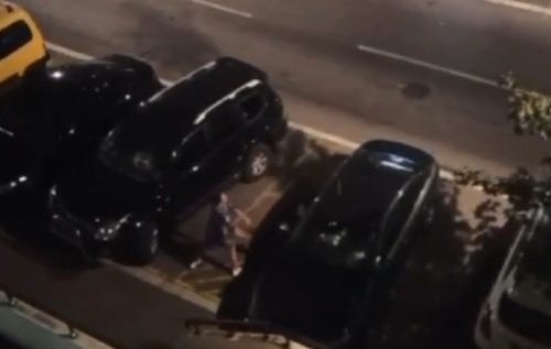 Novi šokantan snimak Ljupke Stević: Psuje i besni, pa baca CIGLE na pukovnikov auto! (VIDEO)