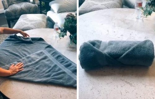 Za upotrebu, ili za dekoraciju: Vaši peškiri će, za samo minut, izgledati kao oni u SPA CENTRU (VIDEO)