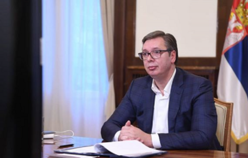 Bitan sastanak putem video-linka: Vučić učestvovao na forumu Šangajske organizacije (FOTO)