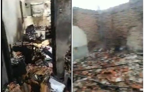 STRAVIČAN POŽAR uništio živote tri porodice u Resavici! Zgrada izgorela do temelja, ostala pustoš (VIDEO)