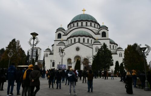 Praznična atmosfera: U Hramu Svetog Save održana jutarnja BOŽIĆNA LITURGIJA