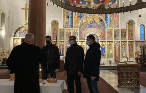 "Sve najbolje vam žele Vučići": Predsednik čestitao Nikoljdan vernicima (FOTO)
