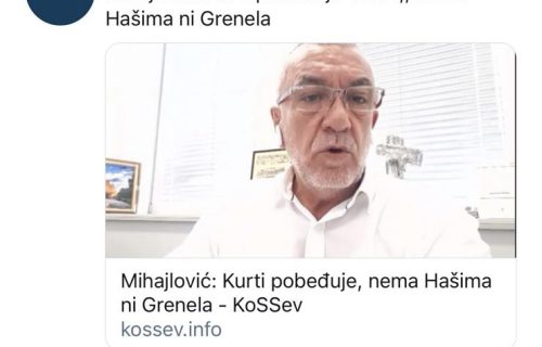 Đilasova Rada Trajković i kadar RTS navijaju za čoveka koji podržava UJEDINJENJE Kosova i Albanije