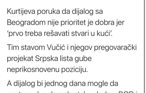 Skandal: Đilasova Rada bi sa Kurtijem da gradi NEZAVISNO KOSOVO, a prava Srba je ne zanimaju (FOTO)