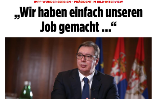 Vučić za nemački "Bild" govorio o srpskom VAKCINA ČUDU! "Ceo region gleda u nas i očekuje pomoć"