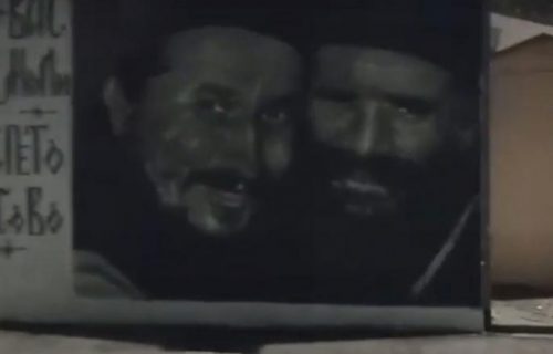 "Besmrtni" Vladika Atanasije dobio mural (VIDEO)