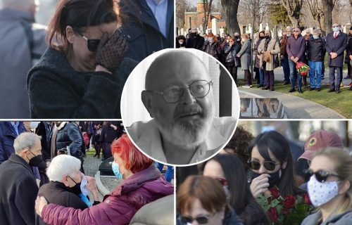 Poslednje ZBOGOM velikanu glume: Sahranjen Boris Komnenić u Aleji zaslužnih građana (FOTO+VIDEO)