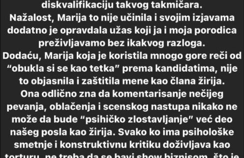 Pukla tikva! JK BESNI na Šerifovićevu: Ona opravdava UŽAS koji ja i moja porodica proživljavamo! (FOTO)