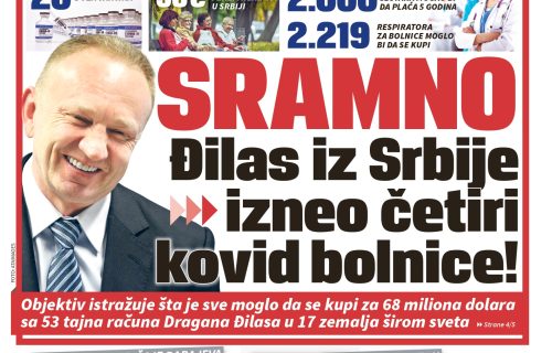 Đilas iz Srbije izneo 4 KOVID BOLNICE: Šta je moglo da se kupi za 68 miliona dolara sa 53 tajna računa?