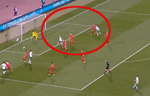 Užasno je počelo: Greška celokupne odbrane Srbije - poklonili smo gol Ircima! (VIDEO)