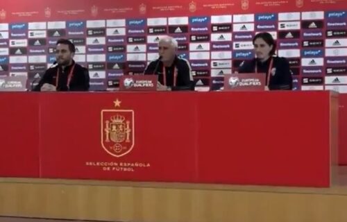 Gnusna scena na pres konferenciji tzv. Kosova: Neviđen skandal pred utakmicu u Španiji! (VIDEO)