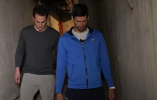 Slediće vam se srce: Zavirite u sklonište u kome je boravio Novak za vreme bombardovanja (VIDEO)