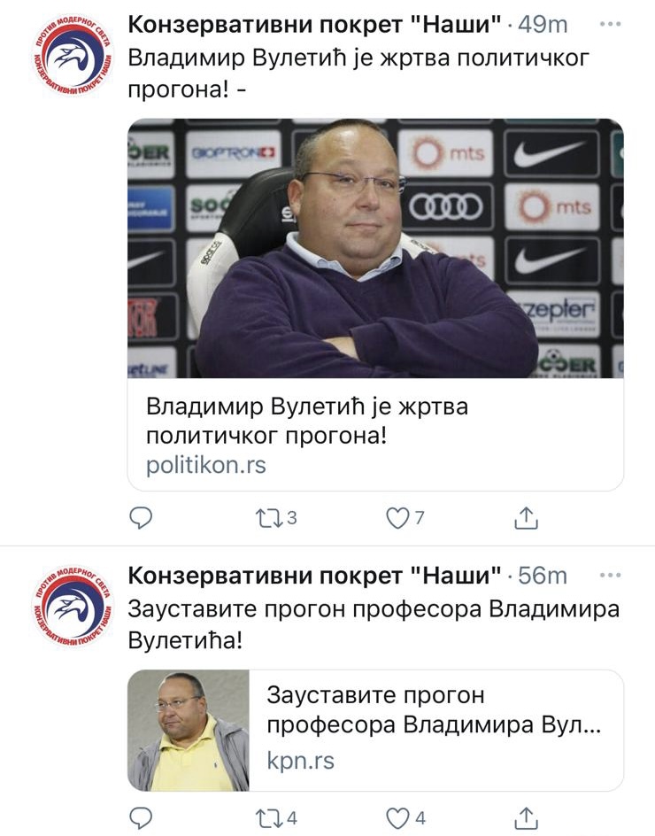 Đilasov kum i pokret "Naši" stali u ODBRANU "brata" Velje Nevolje!