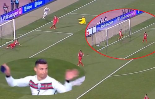 Portugalci besni, Ronaldo bacio traku: Drama u finišu - da li je ovo gol za goste? (VIDEO)