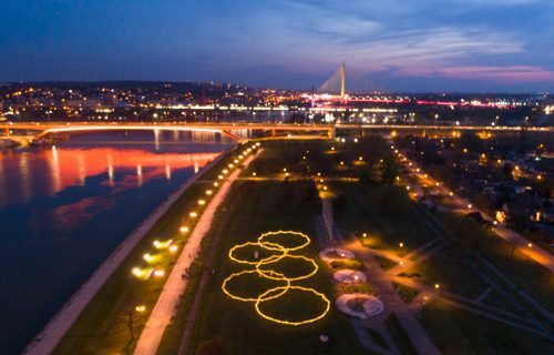 Beograd zasijao olimpijskim sjajem: Prelepe scene iz glavnog grada, ovakav park nikada nismo imali