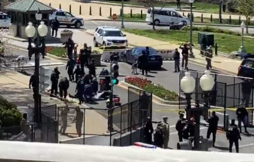 Drama u Vašingtonu: Muškarac sa mačetom i noževima pokušao da uđe u Kapitol!