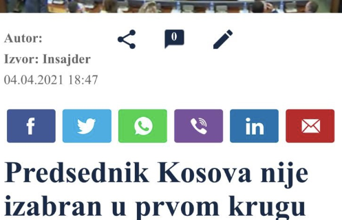 Đilasov sajt PRIZNAO Kosovo!