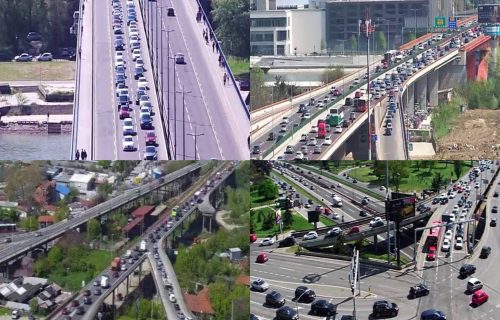 Velike GUŽVE u Beogradu: Sve stoji, a evo koje tačke treba ZAOBILAZITI (FOTO)