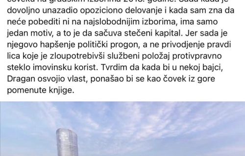 Član predsedništva stranke Vuka Jeremića: "Đilas se obogatio kriminalom, a sada glumi politički progon!"