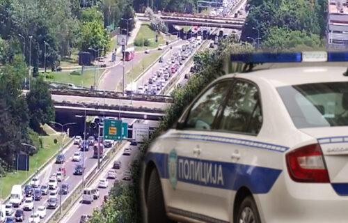 SAOBRAĆAJKA na Novom Beogradu kod "Geneksa": Lančani sudar sedam vozila na auto-putu, ima POVREĐENIH!