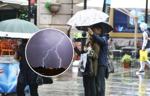 Najnovije upozorenje RHMZ-a: Nevreme stiglo u Beograd, naredna dva sata PLJUSKOVI i olujni vetar