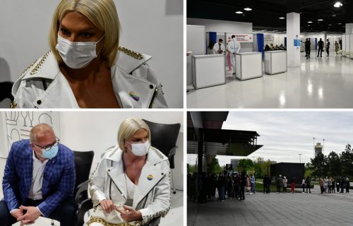 Jelena Karleuša se VAKCINISALA protiv koronavirusa: Počela IMUNIZACIJA u TC "Ušće" (FOTO+VIDEO)