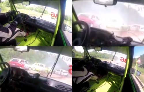 "STAZA SMRTI" u Kraljevu: Snimak stravičnog udesa dan uoči pogibije vozača na šampionatu Srbije (VIDEO)