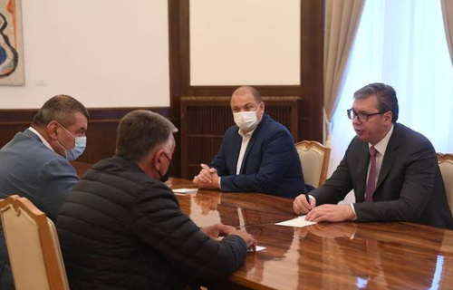 Vučić se sastao sa Grčićem i Rankovićem: Rudari poručili da VERUJU samo predsedniku Srbije (FOTO)