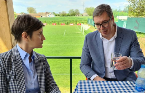 "Seli smo da se osvežimo i UTVRDIMO PLAN": Predsednik Vučić u lokalnom kafiću sa premijerkom (FOTO)