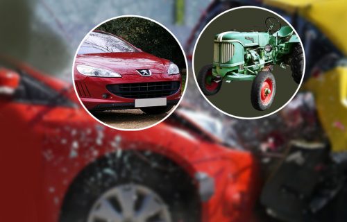 Nakon teške saobraćajke u Bačkoj Topoli PREMINUO vozač "pežoa": U suprotnoj traci udario u traktor